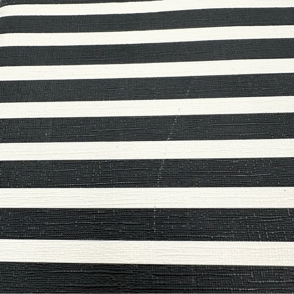 Kate Spade Striped Black & White Laptop Case